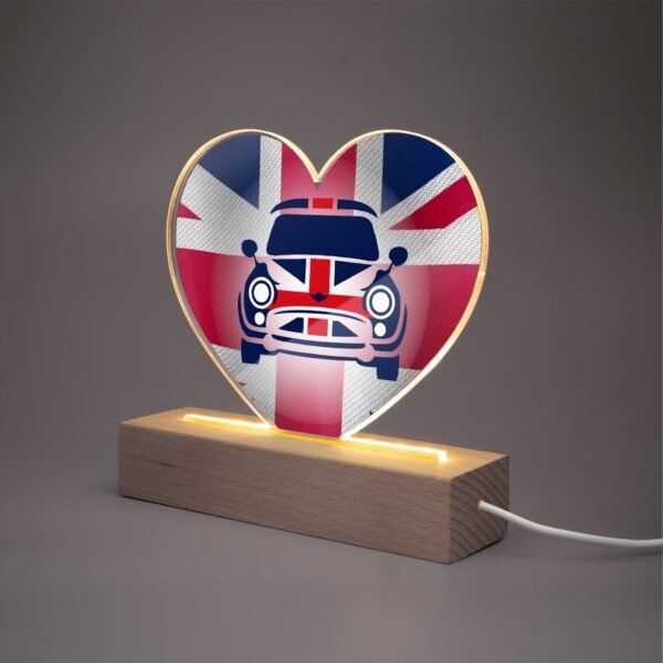 Union Jack Heart Light