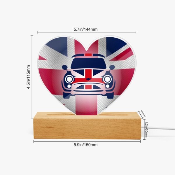 Union Jack Heart Light