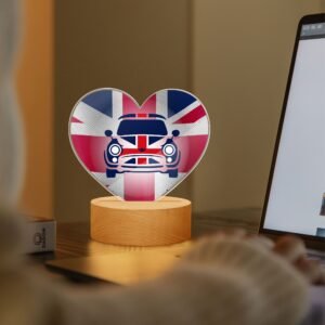 Union Jack Heart Light