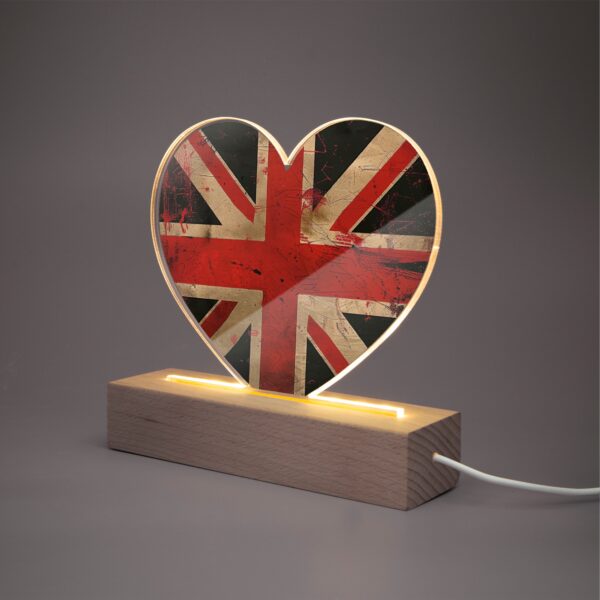 Union Jack Heart Light