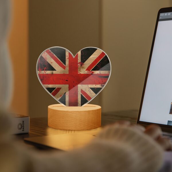 Union Jack Heart Light