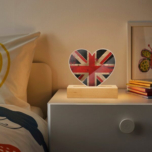 Union Jack Heart Light