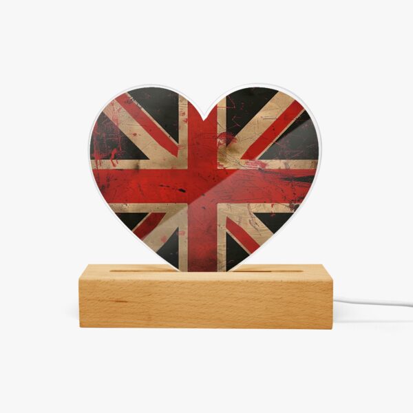 Union Jack Heart Light