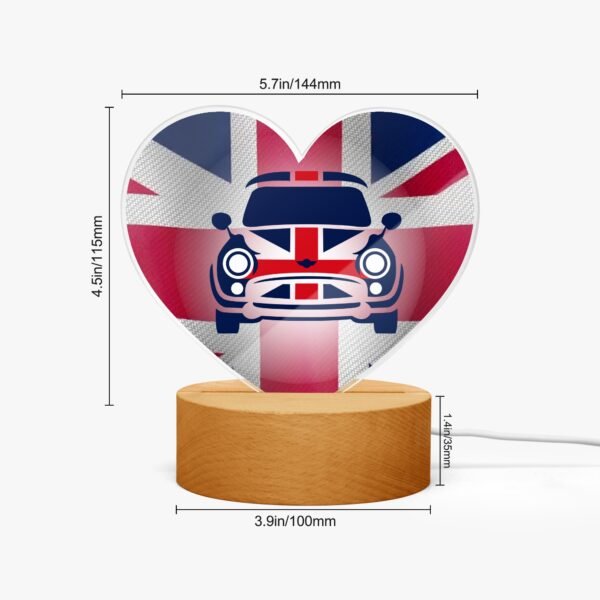 Union Jack Heart Light