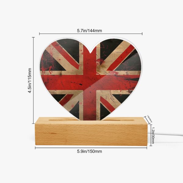 Union Jack Heart Light