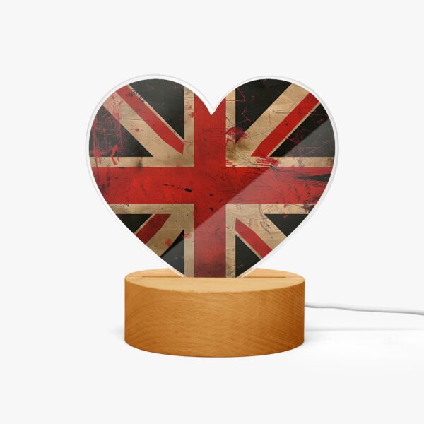 Union Jack Heart Light