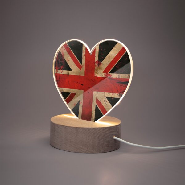 Union Jack Heart Light