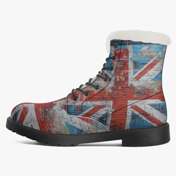 Union Jack Fur Boots