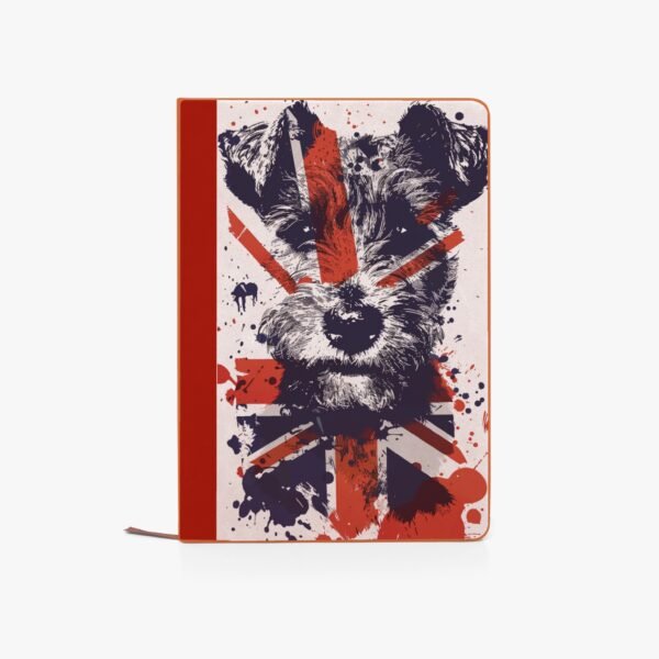 Union Jack Airedale Terrier Notebook