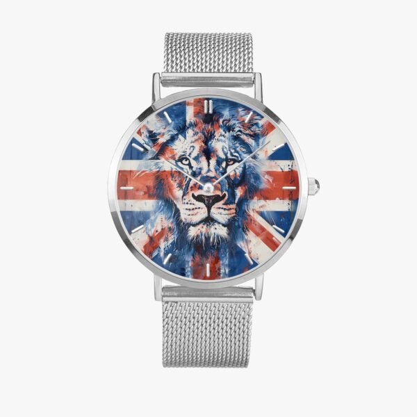 Mesh Strap Lion watch