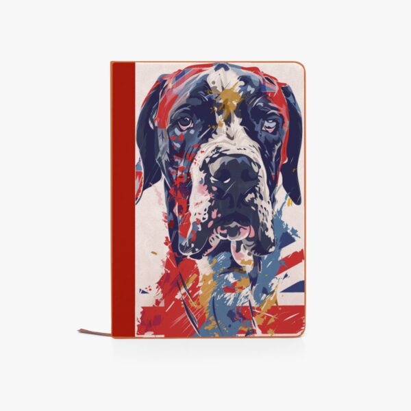 Union Jack Great Dane Notebook