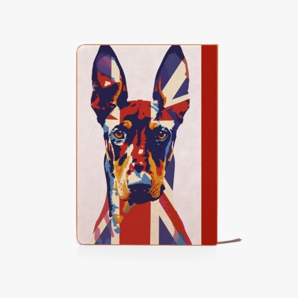 Union Jack Doberman Notebook