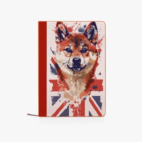 Union Jack Shiba Inu Notebook