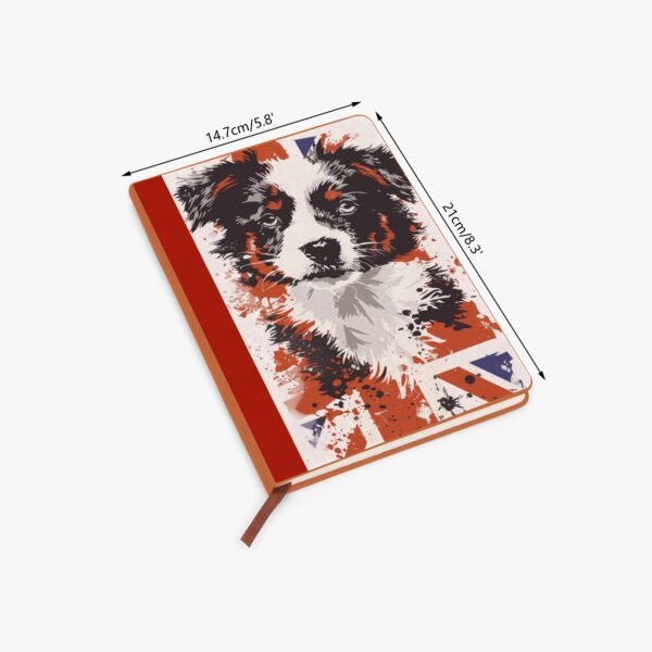 Union Jack Border Collie Notebook