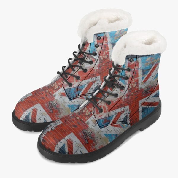 Union Jack Fur Boots