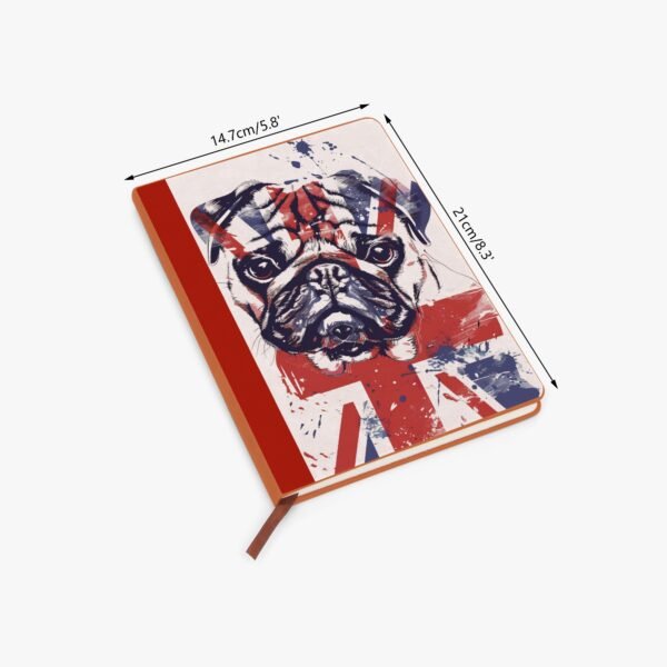 Union Jack Pug Notebook