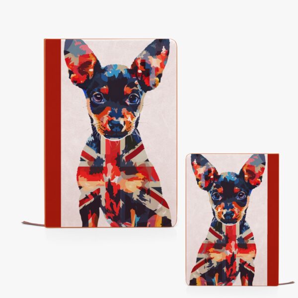 Union Jack Manchester Terrier Notebook