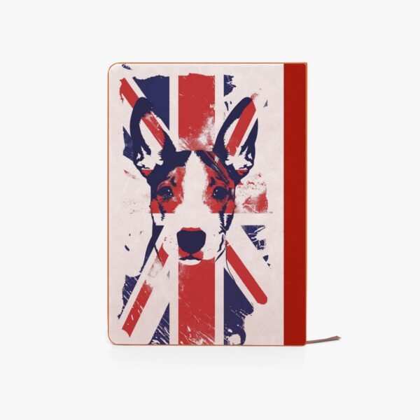 Union Jack Bull Terrier Notebook