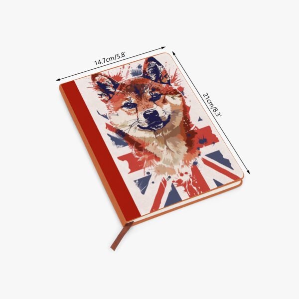 Union Jack Shiba Inu Notebook