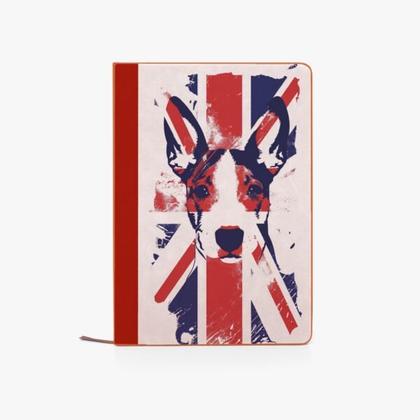 Union Jack Bull Terrier Notebook