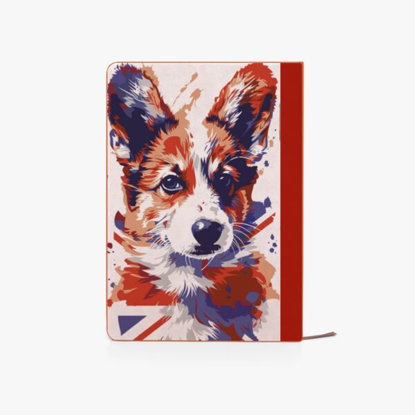 Union Jack Corgi Notebook