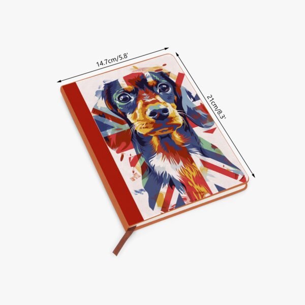 Union Jack Dashund Notebook