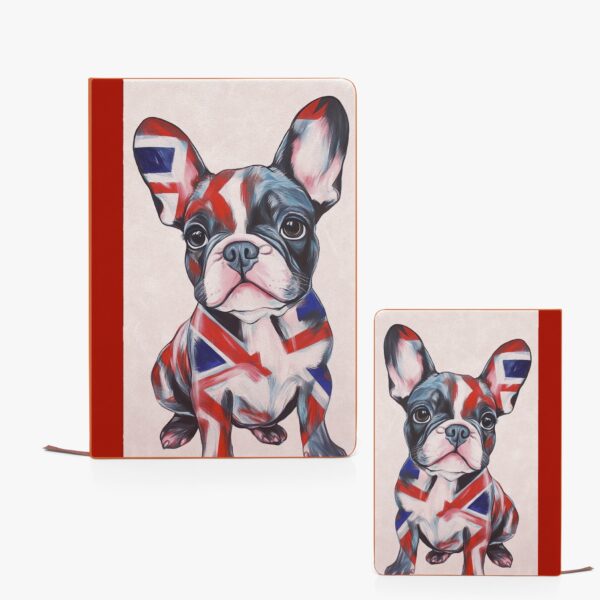 Union Jack French Bulldog Notebook