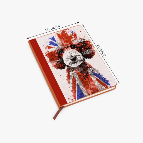 Union Jack Poodle Notebook