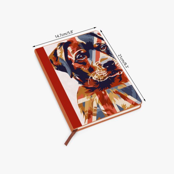 Union Jack Labrador Notebook