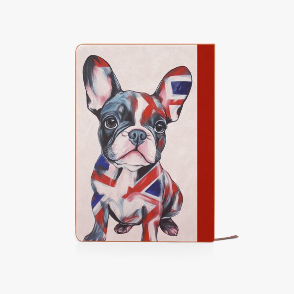 Union Jack French Bulldog Notebook