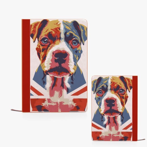 Union Jack Staffordshire Terrier Notebook