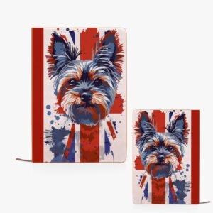 Union Jack Yorkshire Terrier Notebook