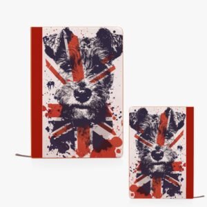 Union Jack Airedale Terrier Notebook