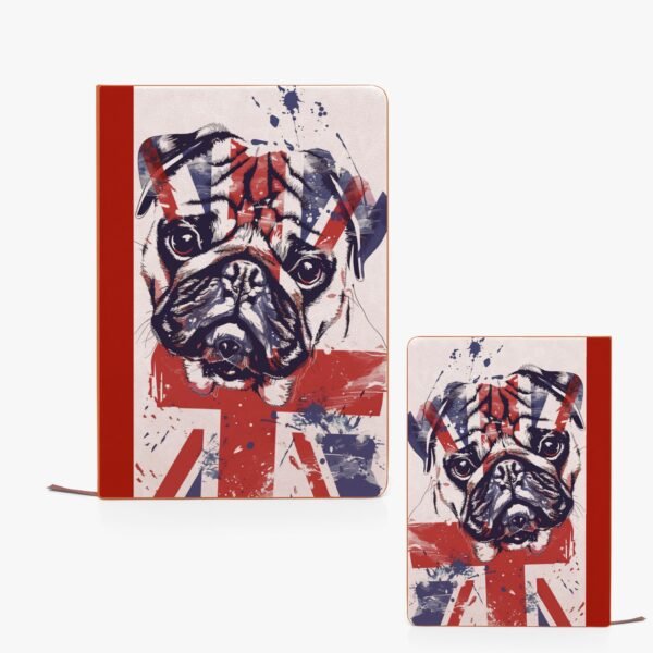 Union Jack Pug Notebook