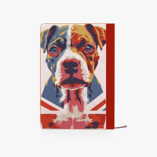 Union Jack Staffordshire Terrier Notebook