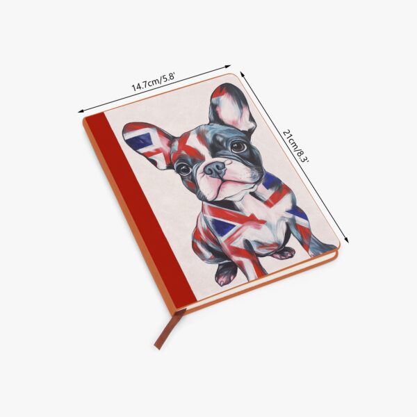 Union Jack French Bulldog Notebook