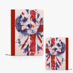 Union Jack Cockapoo Notebook