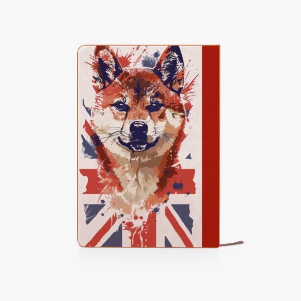 Union Jack Shiba Inu Notebook