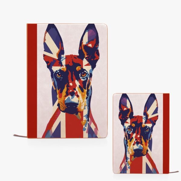 Union Jack Doberman Notebook