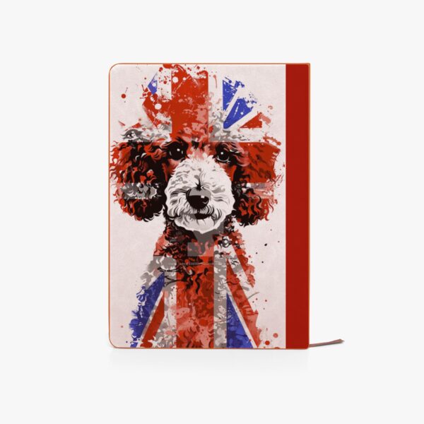 Union Jack Poodle Notebook