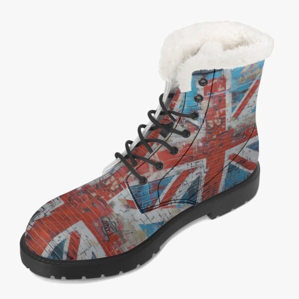 Union Jack Fur Boots