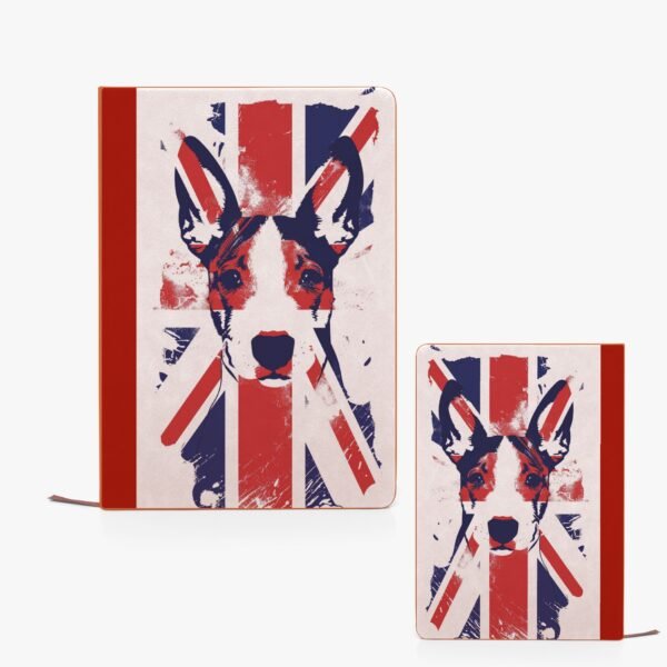 Union Jack Bull Terrier Notebook