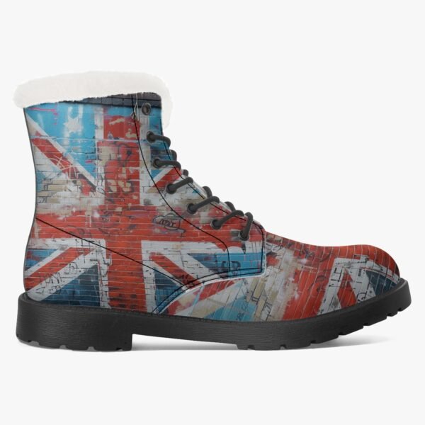 Union Jack Fur Boots