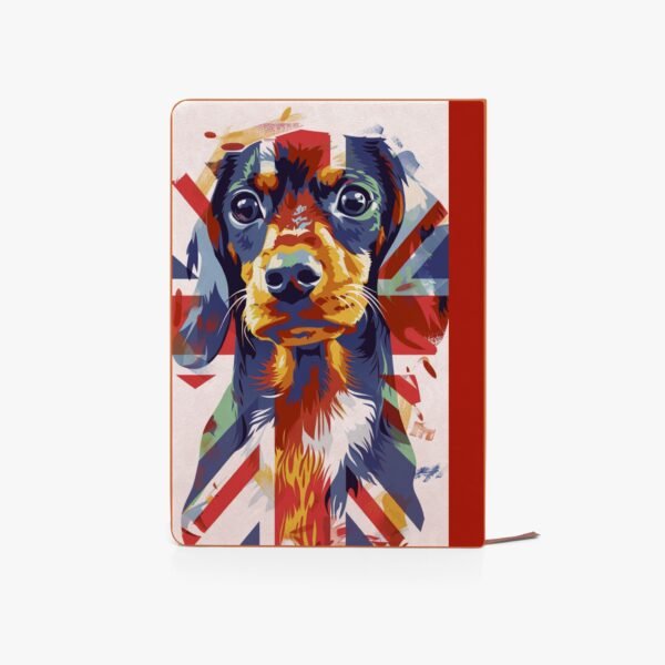 Union Jack Dashund Notebook