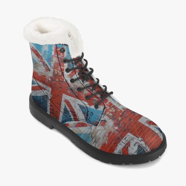 Union Jack Fur Boots