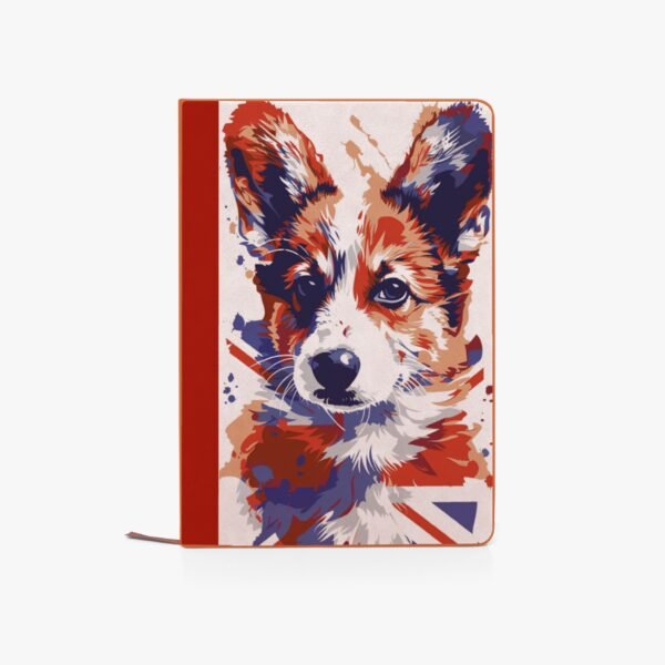 Union Jack Corgi Notebook