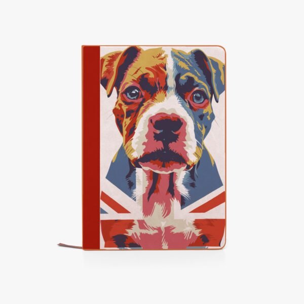 Union Jack Staffordshire Terrier Notebook