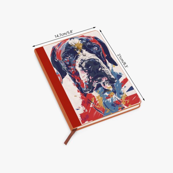 Union Jack Great Dane Notebook