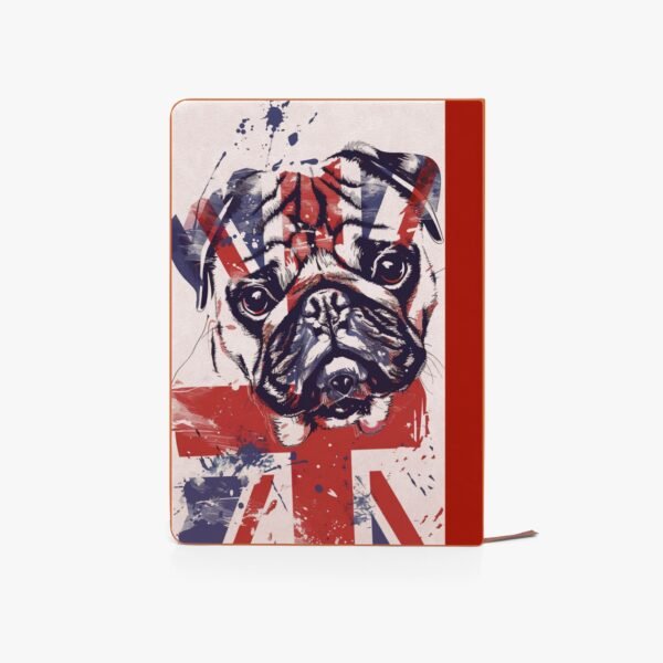 Union Jack Pug Notebook