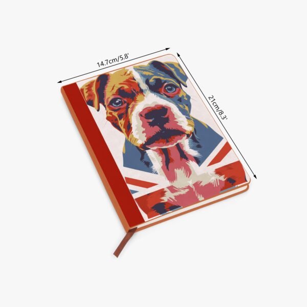 Union Jack Staffordshire Terrier Notebook